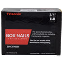 1 lb 3/4 inch Zinc Finish Box Nails for Woodworking and Repairs