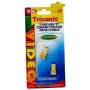 Twist On "F" Male Connector for RG-6U Coaxial Cable