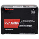 1 lb 1 1/2 inch Zinc Finish Box Nails for Woodworking and Repairs