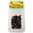 40 Pack RG6 Coaxial Cable Nail Clips 6mm Black