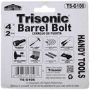 2 Pack 4 Inch 4" Barrel Bolts with Screws