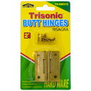 2 Pack 2 Inch 2" Butt Hinges with Screws