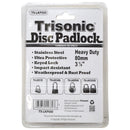 3 1/8" (80mm) Stainless Steel Disc Padlock