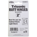 2 Pack 2 Inch 2" Butt Hinges with Screws