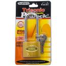1-1/2 inch 1.5" Long Shackle Brass Padlock with 3 Keys (38mm)