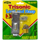Lock and Hasp Security Set with Padlock