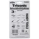 3-Pack Retractable Utility Knives - Assorted Sizes