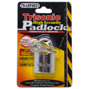 1 inch 1" Chrome Plated Padlock with 3 Keys (25mm)
