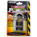 1-1/2 inch 1.5" Chrome Plated Padlock with 3 Keys (40mm)