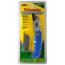 Heavy-Duty Folding Utility Knife with 5 Replacement Blades - Blue