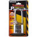 1-1/2 inch 1.5" Long Shackle Chrome Plated Padlock with 3 Keys (38mm)