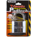 2 inch 2" Chrome Plated Padlock with 3 Keys (50mm)