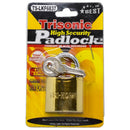 1-1/4 inch 1.25" Gold Plated Hardened Steel Padlock with 3 Keys (32mm)