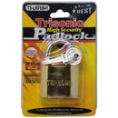 1-1/2 inch 1.5" Gold Plated Hardened Steel Padlock with 3 Keys (40mm)
