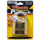 2 inch 2" Gold Plated Hardened Steel Padlock with 3 Keys (50mm)