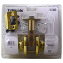 Polished Brass Privacy Door Knob for Bed & Bath Doors