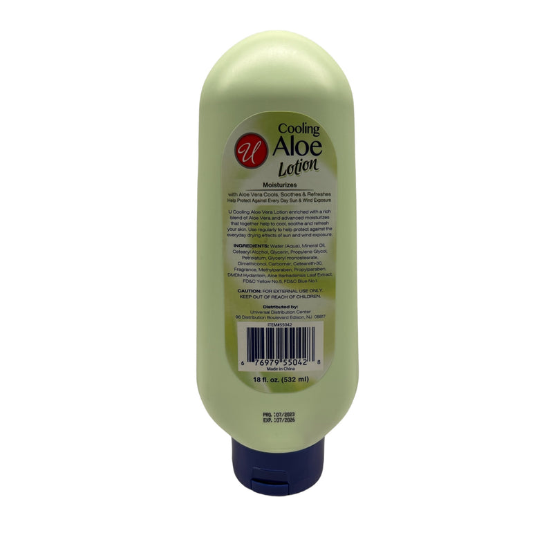 Cooling Aloe Lotion with Aloe Vera, 18oz. (523ml)