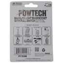 Bakelite Light Bulb Socket with On/Off Pull Switch (250 Watts 250 Volts)