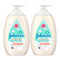 Johnson's Baby CottonTouch Face & Body Lotion, 500ml (16.9 oz) (Pack of 2)