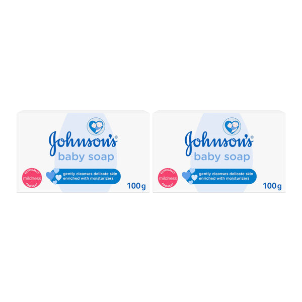 Johnson's Baby Soap, 100g (Pack of 2)