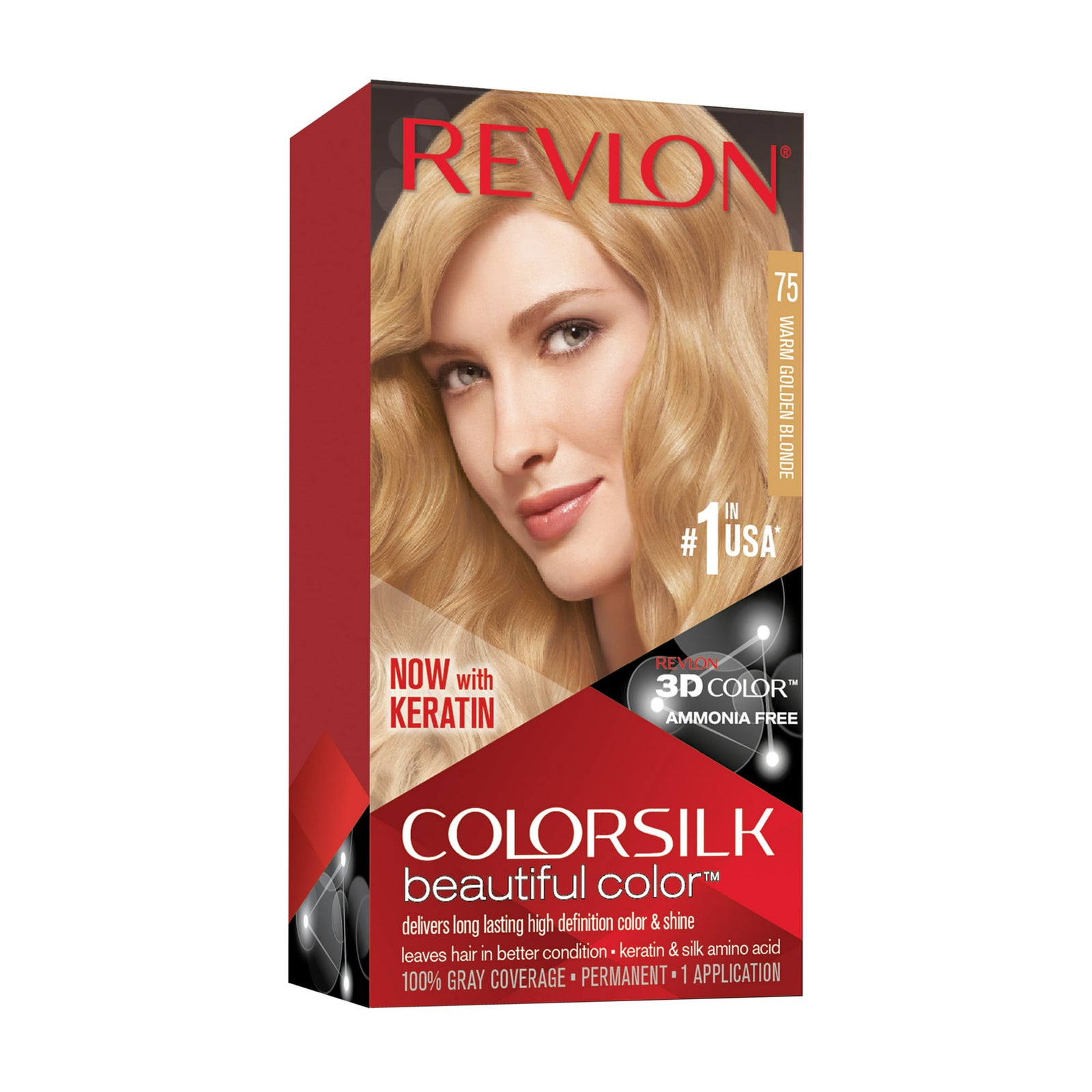Revlon ColorSilk Hair Color - 75 Warm Golden Blonde – MarketCOL