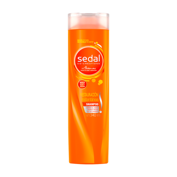 Sedal Co-Creations Shampoo Restauración Instantánea, 340ml (11.5oz)