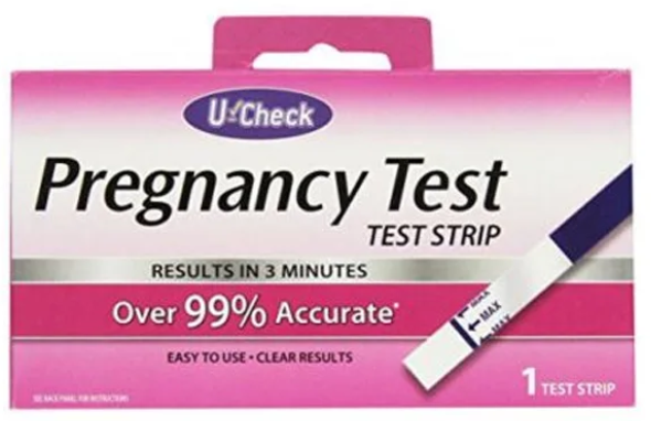 U-Check Pregnancy Test - Test Strip, 99% Accurate, 1 Test