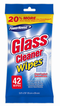 PowerHouse Glass Cleaner Wipes, 42 Wipes