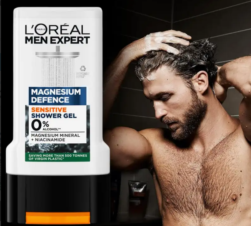 L'Oréal Men Expert Magnesium Defence Sensitive Shower Gel, 300ml