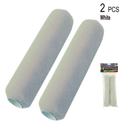 2 Pack 9" Inch White Paint Roller Covers