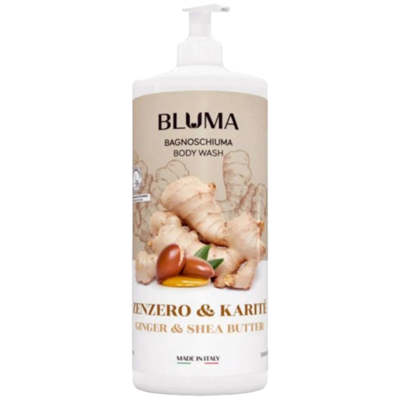 Bluma Bagnoschiuma Body Wash - Ginger & Shea Butter (Italy), 33.8oz