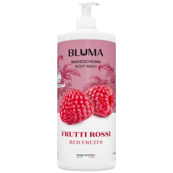 Bluma Bagnoschiuma Body Wash - Raspberry (Made In Italy), 33.8oz