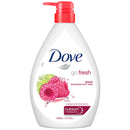 Dove Go Fresh Raspberry & Lime Scent Nourishing Body Wash, 33.8 oz