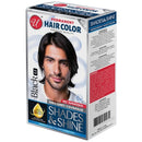 Black 1.1 Men Permanent Hair Color - Premium Advanced Formula Kit