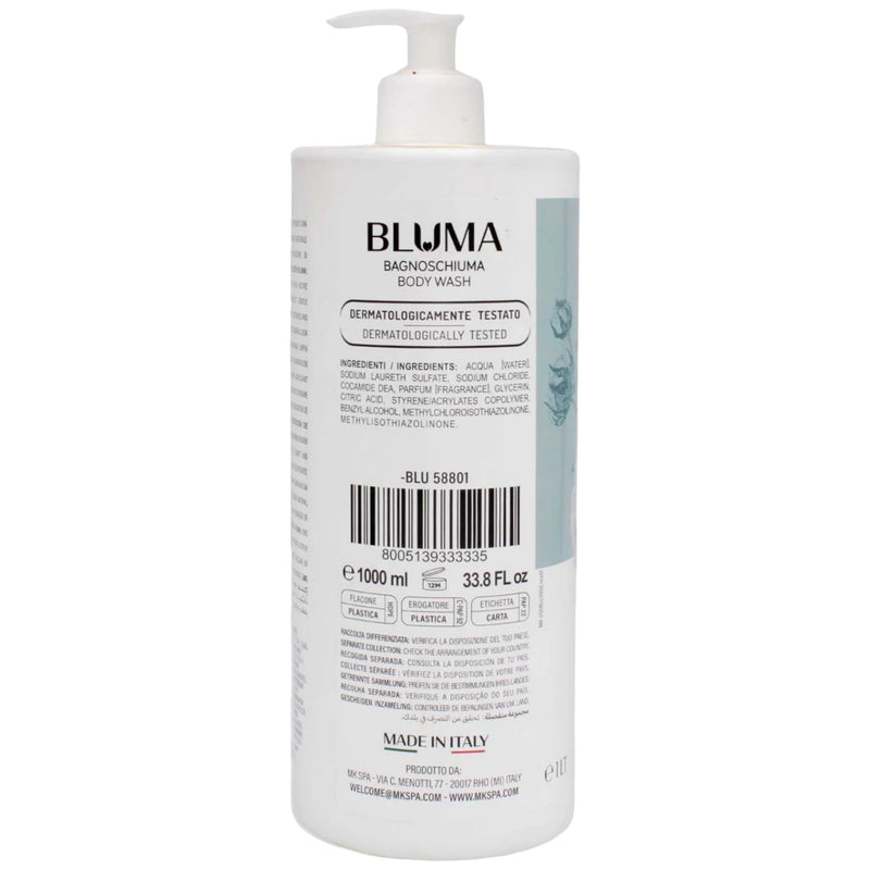 Bluma Bagnoschiuma Body Wash - Talc (Made in Italy), 33.8oz