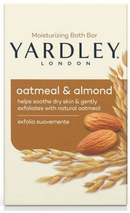 Yardley London Oatmeal & Almond Moisturizing Bath Bar Soap, 4.25oz.