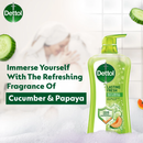 Dettol Honeydew Melon & Cucumber Antibacterial Bodywash, 33.5oz