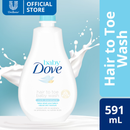 Baby Dove Rich Moisture Hair to Toe Hypoallergenic Baby Wash, 20oz.