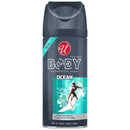 Invigorating Ocean Scent 24 Hour Body Spray For Men, 3.5oz. (150ml)