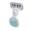 Modess Mini 4 Blade Travel Disposable Razor + Travel Case (Blue)