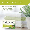 Yardley London Aloe & Avocado Moisturizing Bath Bar Soap, 4.25oz.