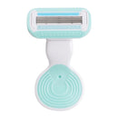 Modess Mini 4 Blade Travel Disposable Razor + Travel Case (Blue)