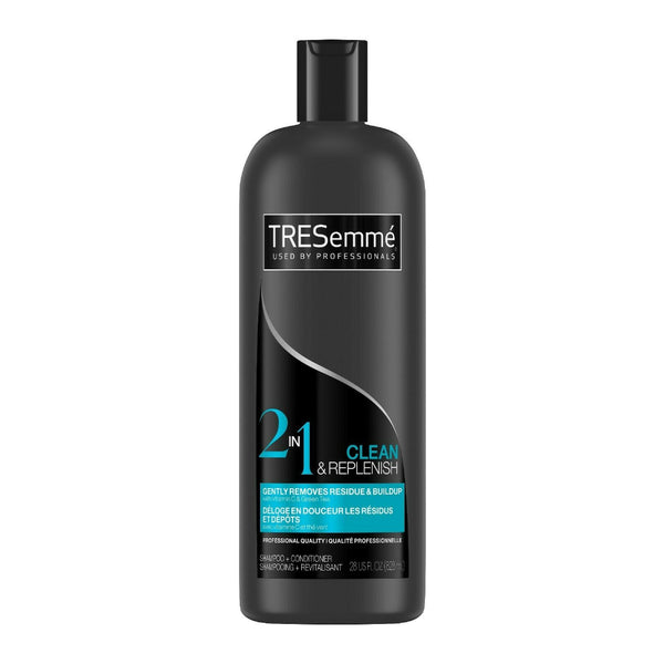 Tresemme 2 in 1 Clean & Replenish Shampoo + Conditioner, 28 fl oz.