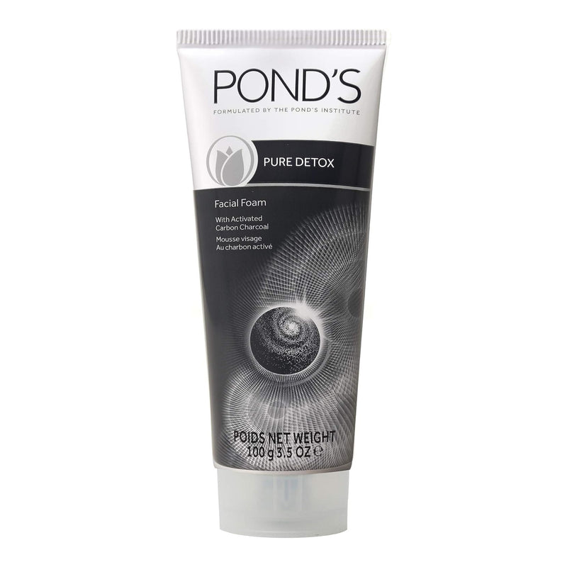 Pond's Pure Detox Facial Foam Activated Carbon Charcoal, 100g