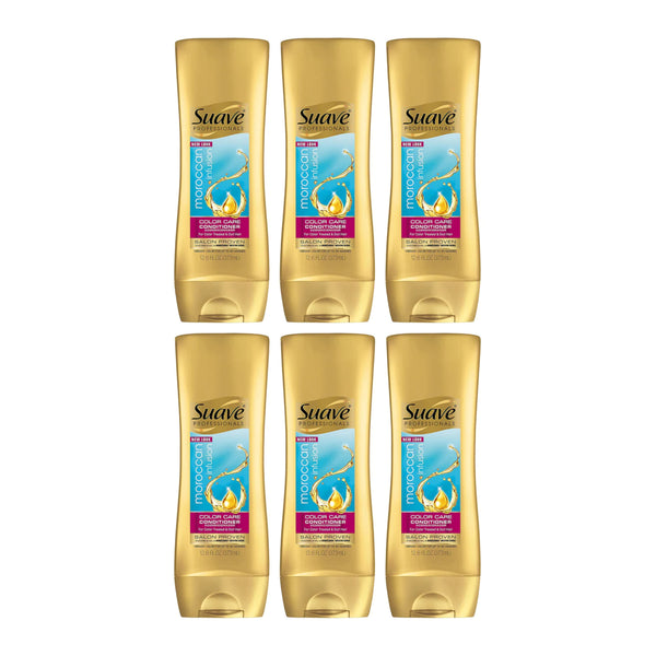 Suave Professionals Moroccan Infusion Color Care Conditioner 12.6 oz (Pack of 6)