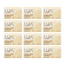 LUX Velvet Touch Jasmine & Almond Oil Bar Soap, 85gm (Pack of 12)