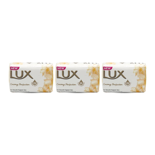 Lux Creamy Perfection Bar Soap For Soft Skin, 170g (Pack of 3)