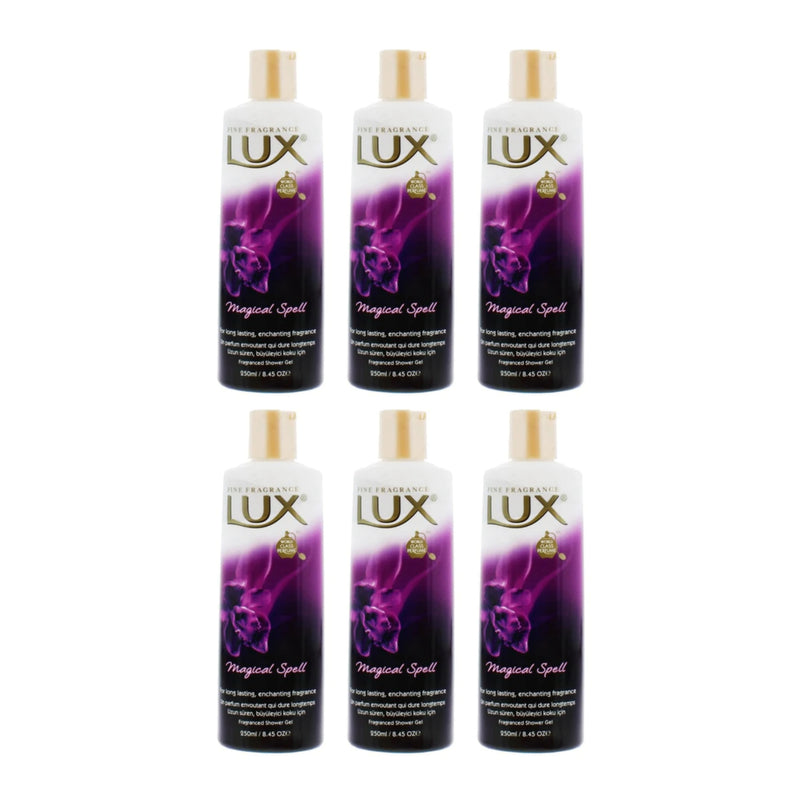 LUX Magical Spell Shower Gel Body Wash, 250ml (Pack of 6)