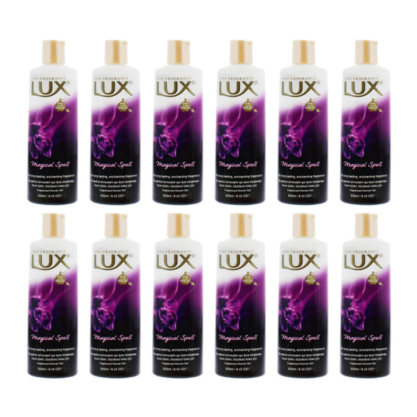 LUX Magical Spell Shower Gel Body Wash, 250ml (Pack of 12)