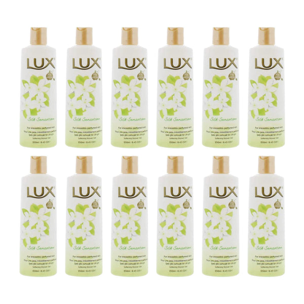 Lux Silk Sensation Softening Shower Gel, 250ml (Pack of 12)